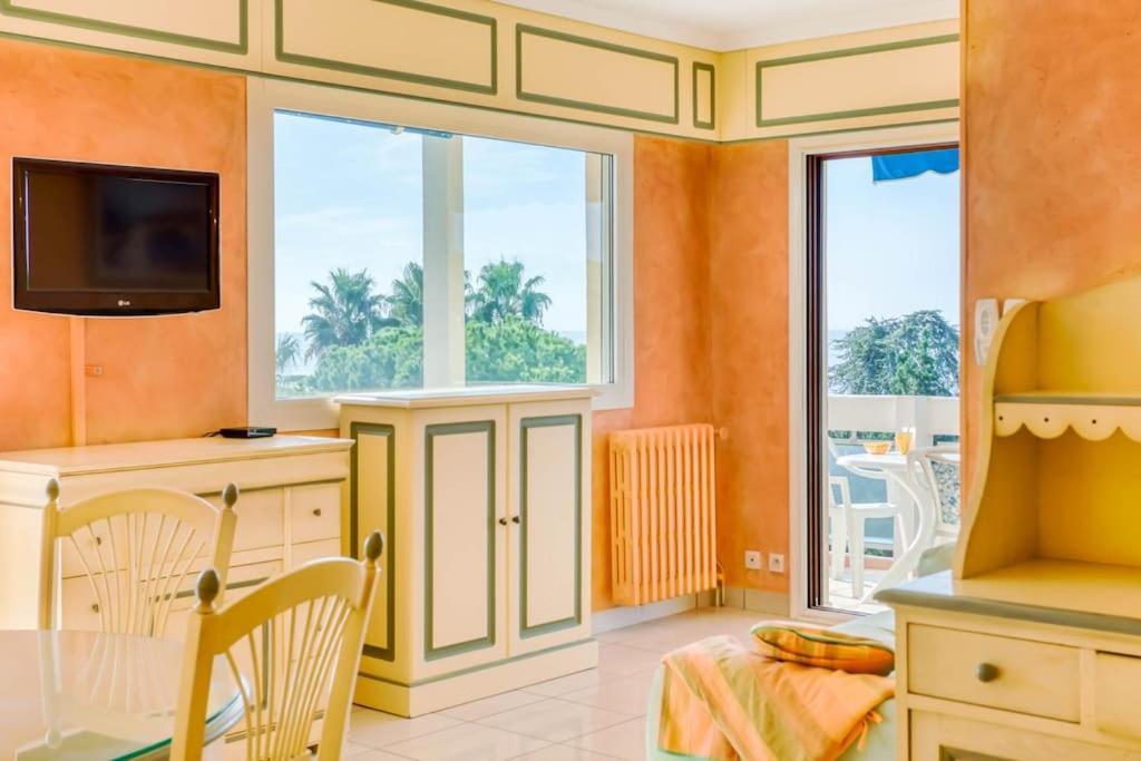 A6- 2 Bdr Incredible Sea View - Ac, Garage & Terrace Apartment Antibes Exterior foto