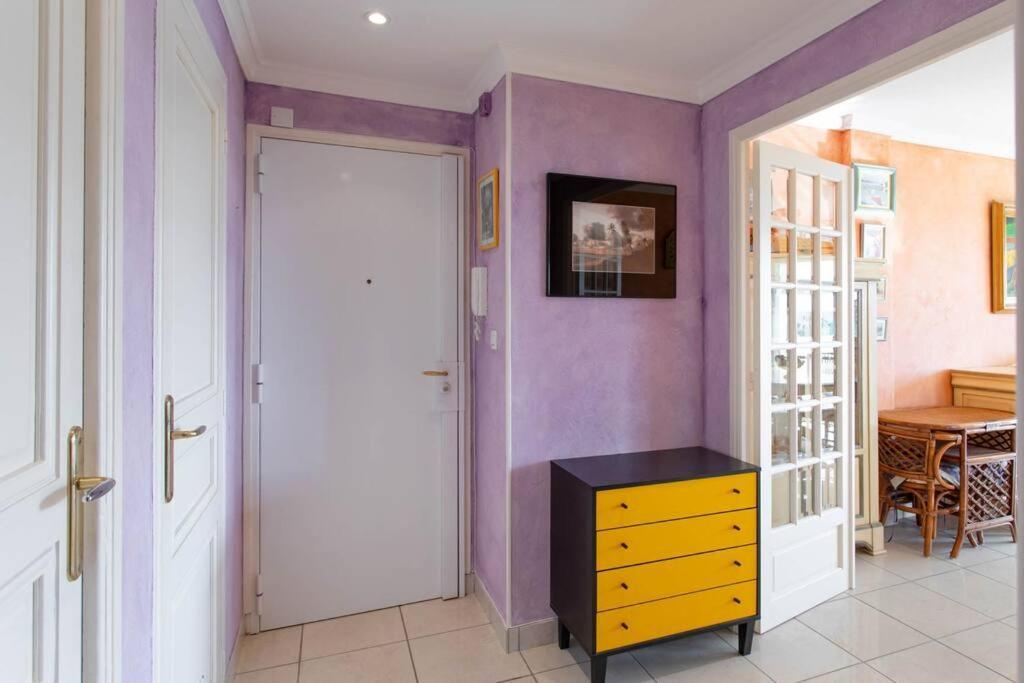 A6- 2 Bdr Incredible Sea View - Ac, Garage & Terrace Apartment Antibes Exterior foto