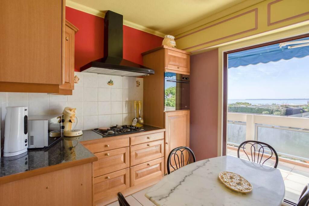 A6- 2 Bdr Incredible Sea View - Ac, Garage & Terrace Apartment Antibes Exterior foto