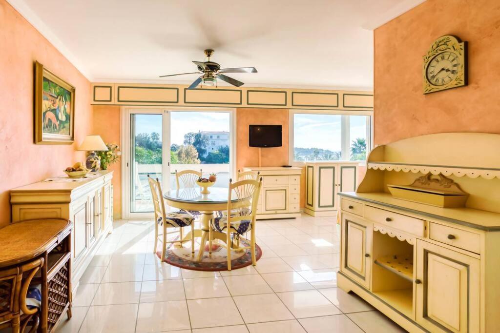 A6- 2 Bdr Incredible Sea View - Ac, Garage & Terrace Apartment Antibes Exterior foto