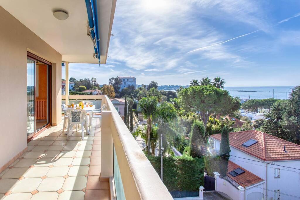 A6- 2 Bdr Incredible Sea View - Ac, Garage & Terrace Apartment Antibes Exterior foto